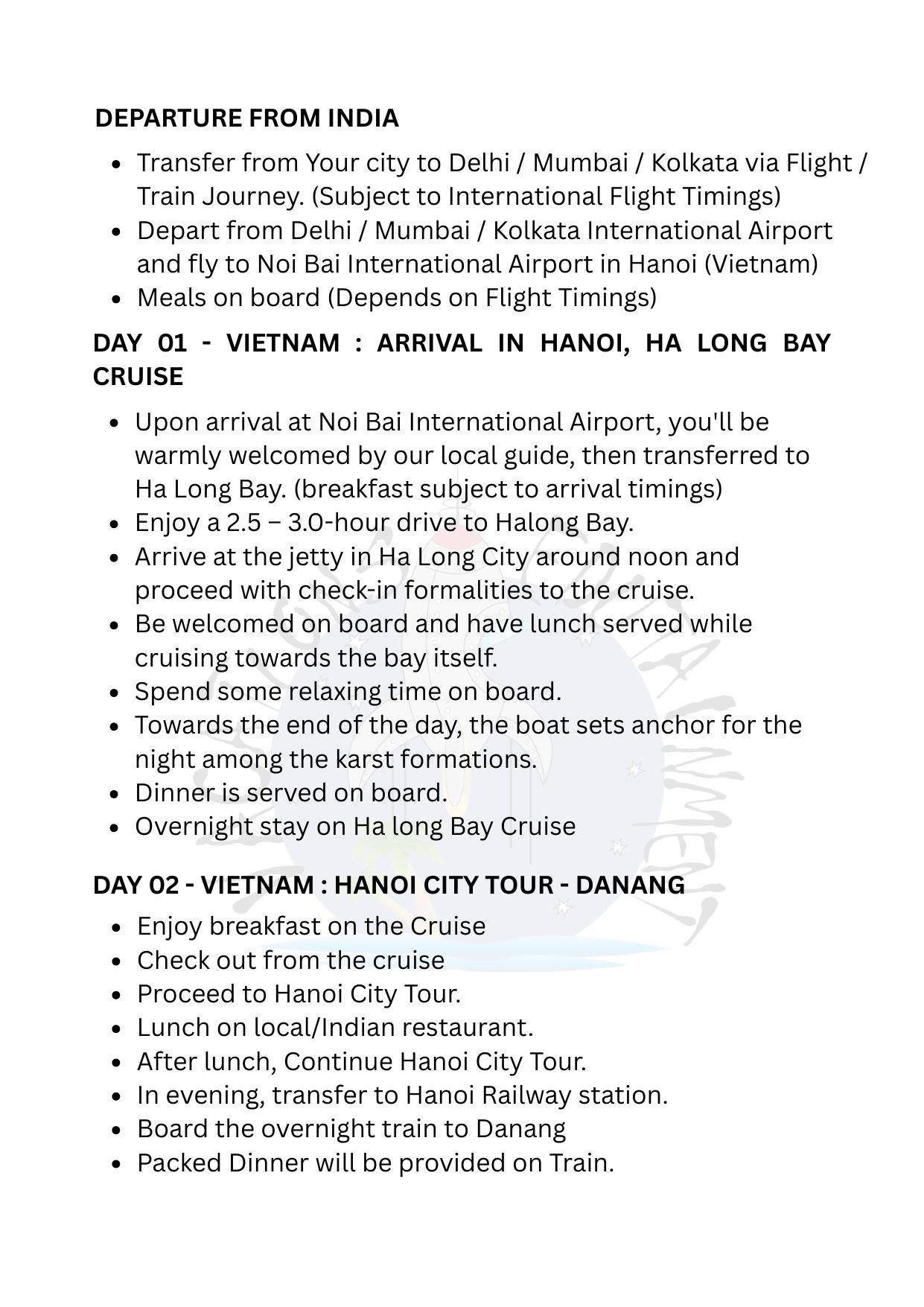 Singapore – Vietnam itinerary &ndash; page 6