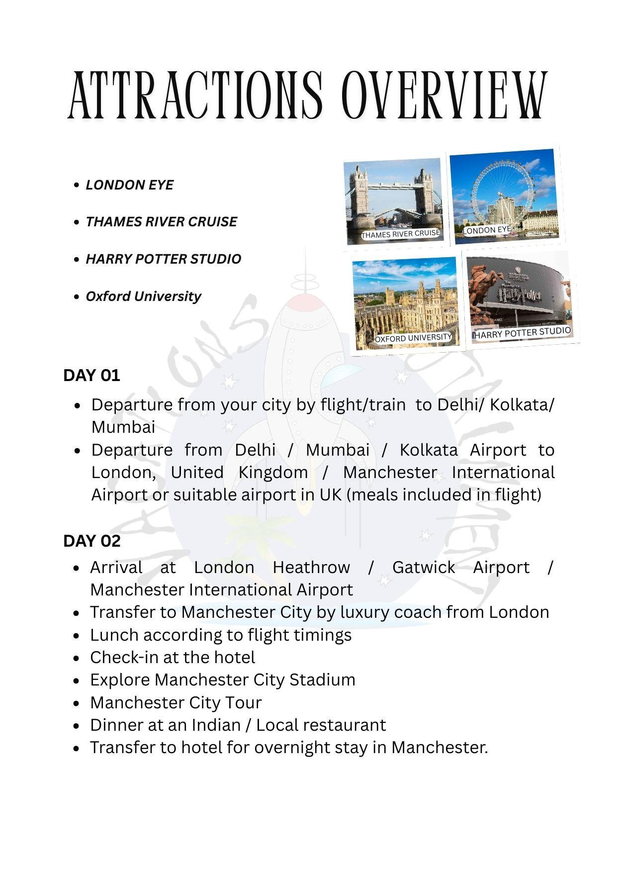 United Kingdom itinerary &ndash; page 3
