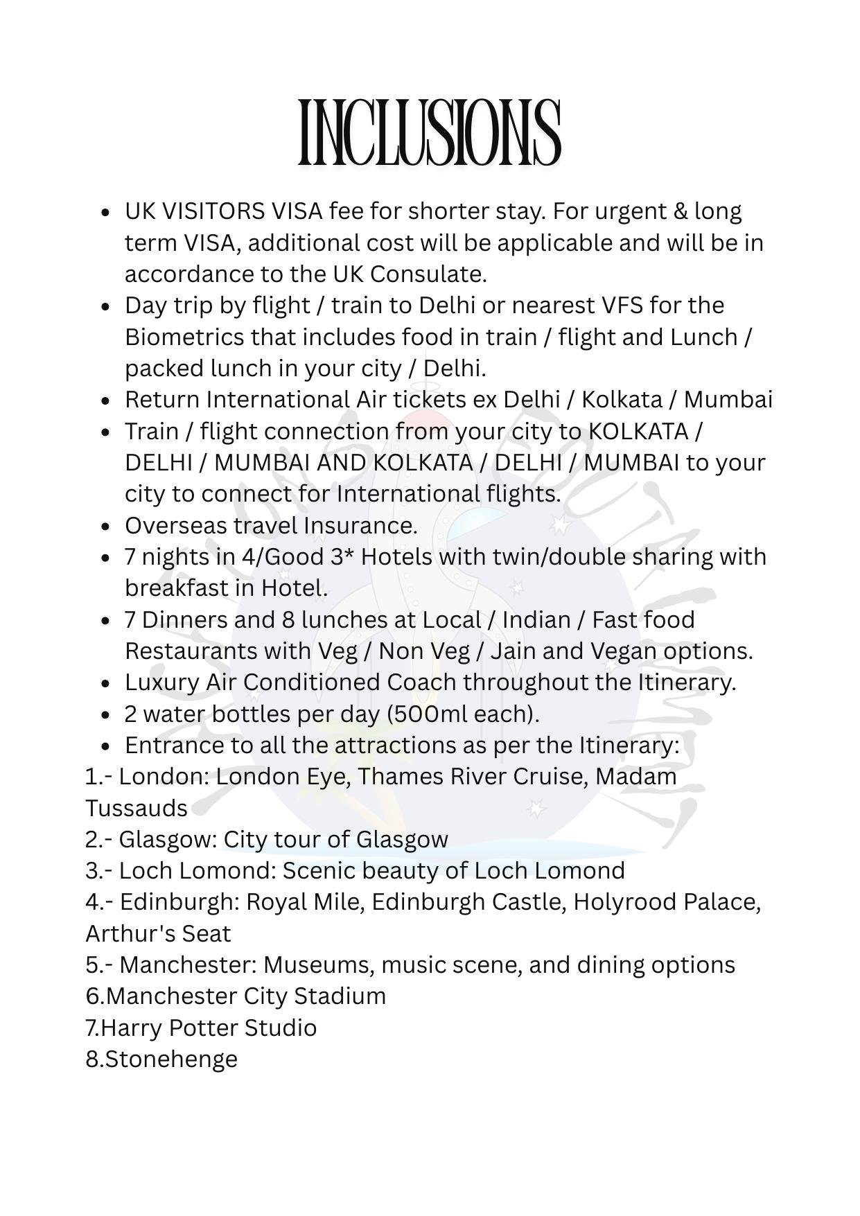 United Kingdom itinerary &ndash; page 7